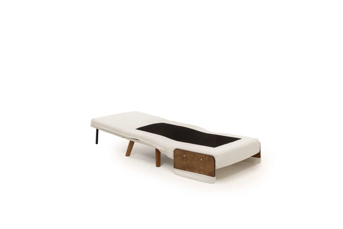 Atelier Del Sofa Cosmo Single - Teddy Fabric-White